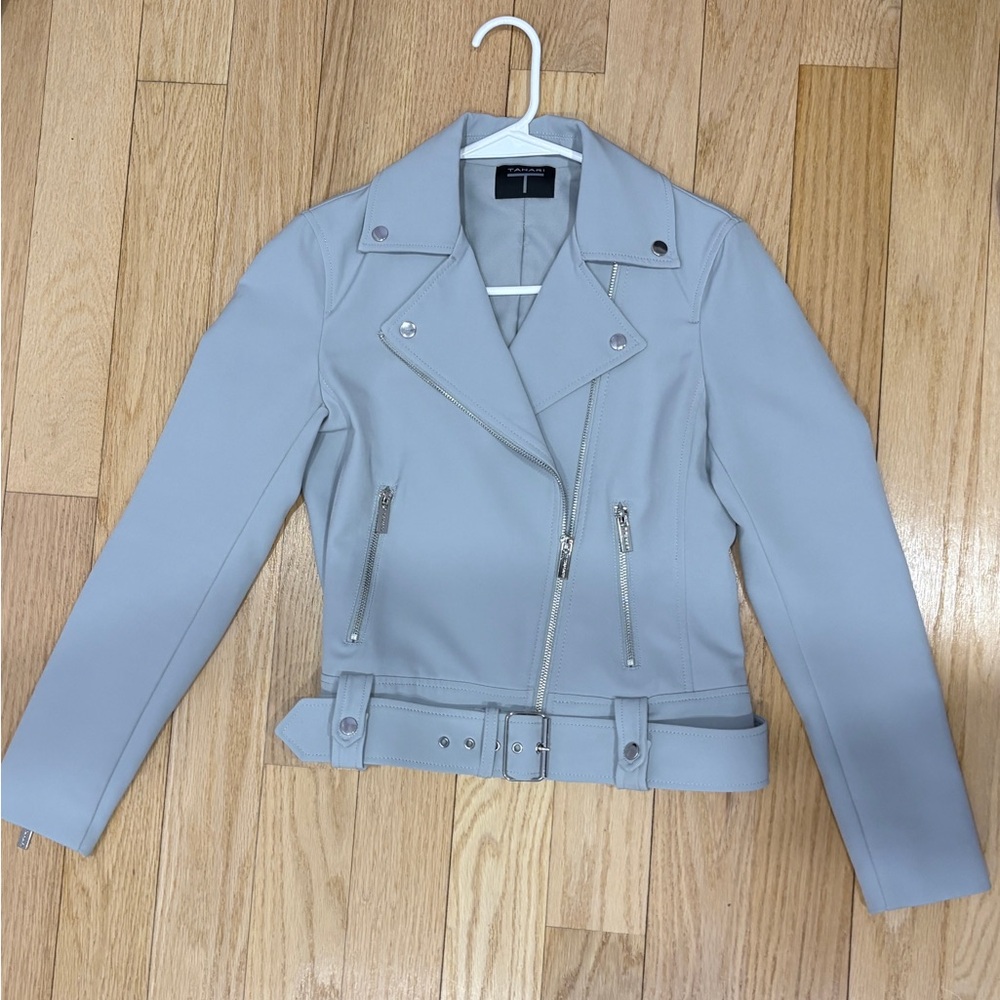 T Tahari Moto Jacket Size XS